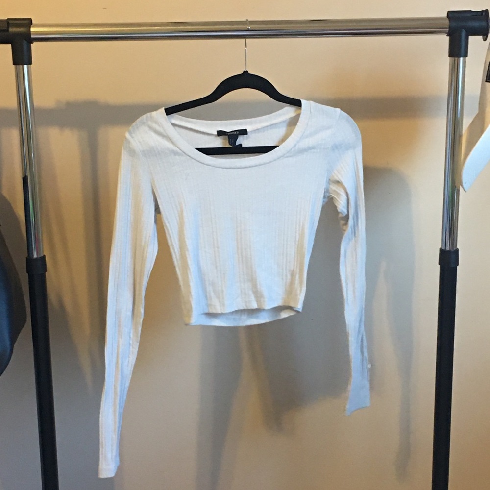 Fitted white blouse